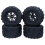 4PCS 125mm 1.9 Beadlock Wheel Rim Tire Set for 1/1 1