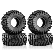 4PCS 118mm 1.9 Rubber Tire Wheel Tyres for 1/10 RC
