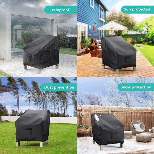 Stackable Courtyard Chair Covers, Lawn Furniture S 2