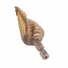 High Speed Steel Step Drill Bit, 4-22mm, Hex Handle, for Wood & Metal