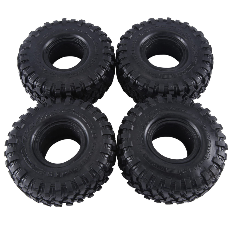 4Pcs 120Mm 1.9In Rubber Rock Tyres Wheel Tires For 4851982281668