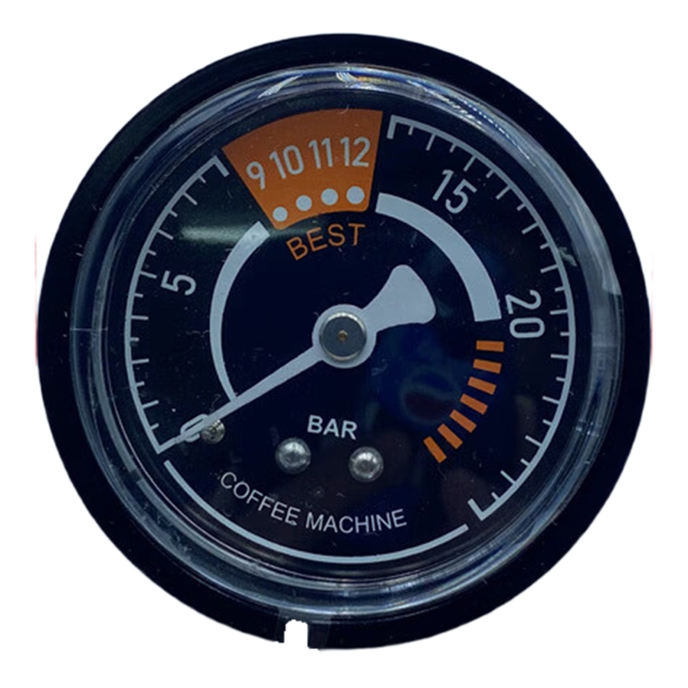 Coffee Machine Pressure Gauge For Italian Espresso Black 4851982284294