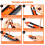 2Pcs Precise Contour Scribe Tool, Adjustable Gauge 3