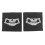 2PCS Cool Bicycle Ski Half Face Mask Ghost Scarf M 3