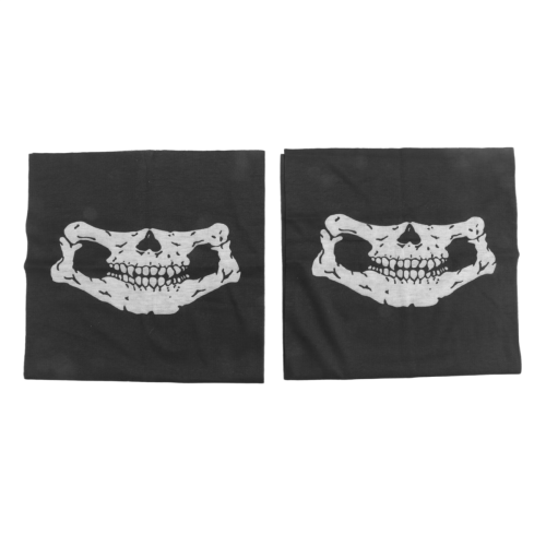 2PCS Cool Bicycle Ski Half Face Mask Ghost Scarf M 2