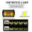 2X 5 Inch 72W LED Work Lights Waterproof Off Road 11