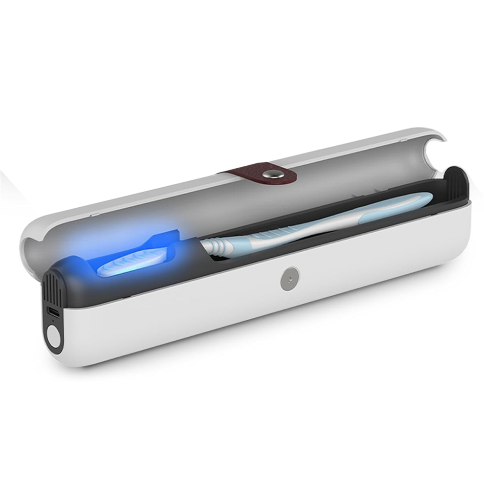 Semoic Light Uv Sanitizing Toothbrush Case Portable For Y