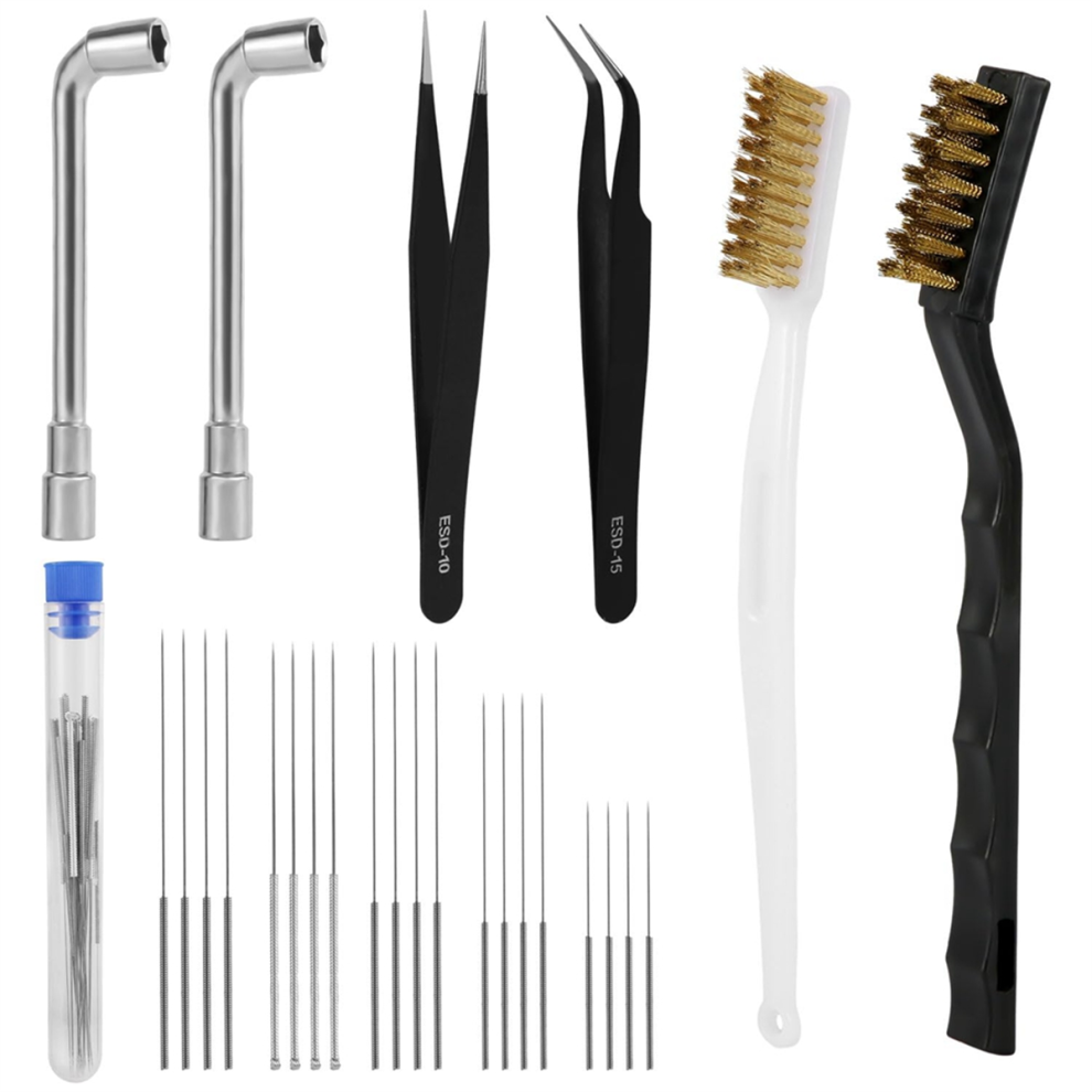 Photos - Printer Part 3D Printer Nozzle Cleaning Kit, 20 Pins/Needles 2