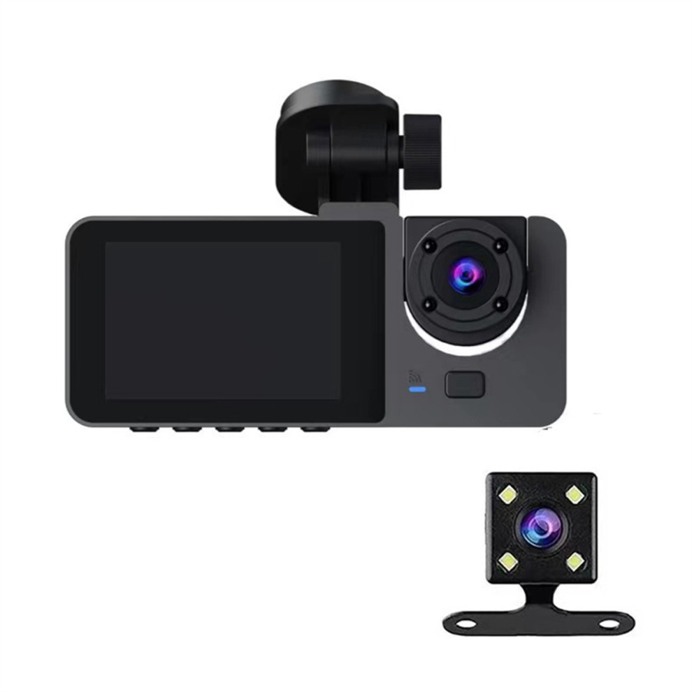 3 Channel Dash Cam, 1080P Cam Front And Rear Insid 4851982284638