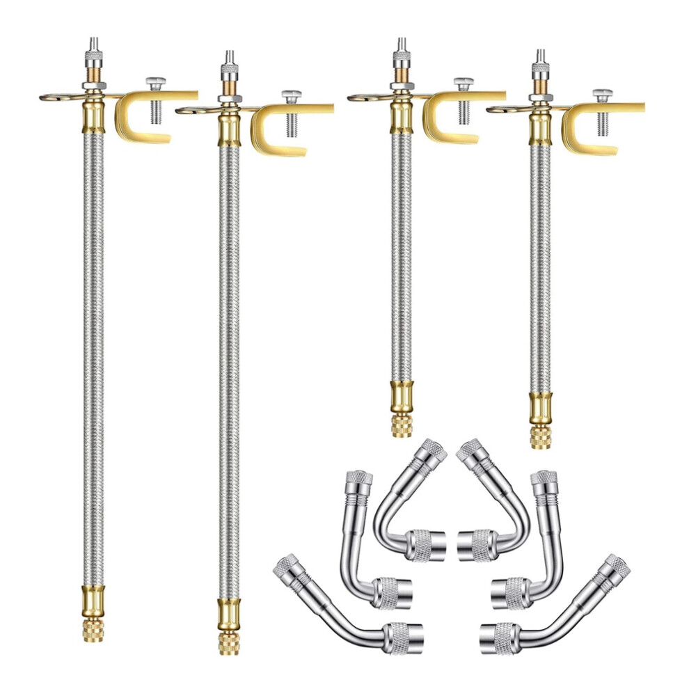10 Pieces Stainless Steel Valve Stem Extension, 4 4851982292763