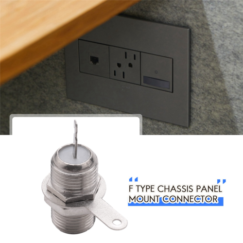 5 Pcs F Type Panel Mounted Socket Female Jack Sold 2