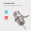 5 Pcs F Type Panel Mounted Socket Female Jack Sold 4
