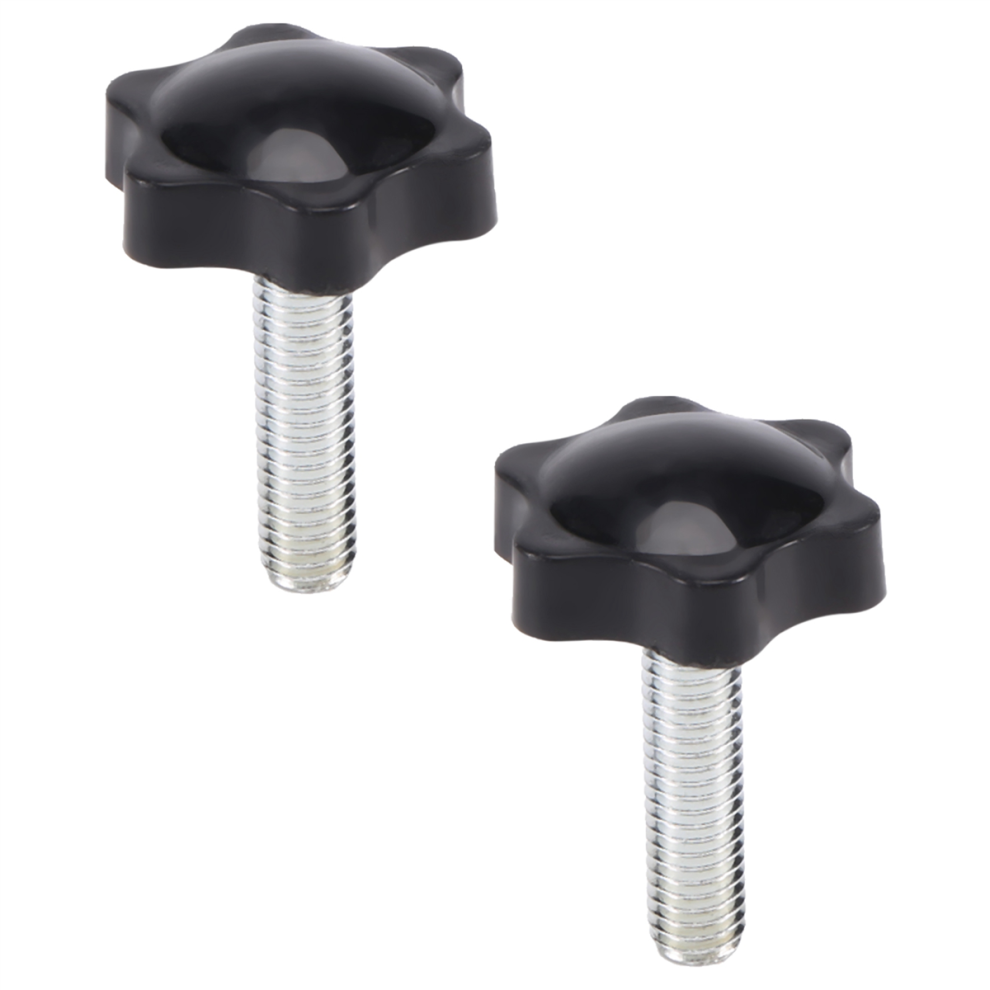 2 Pcs M8 X 30Mm Male Thread 32Mm Star Clamping Kno 4851982299076