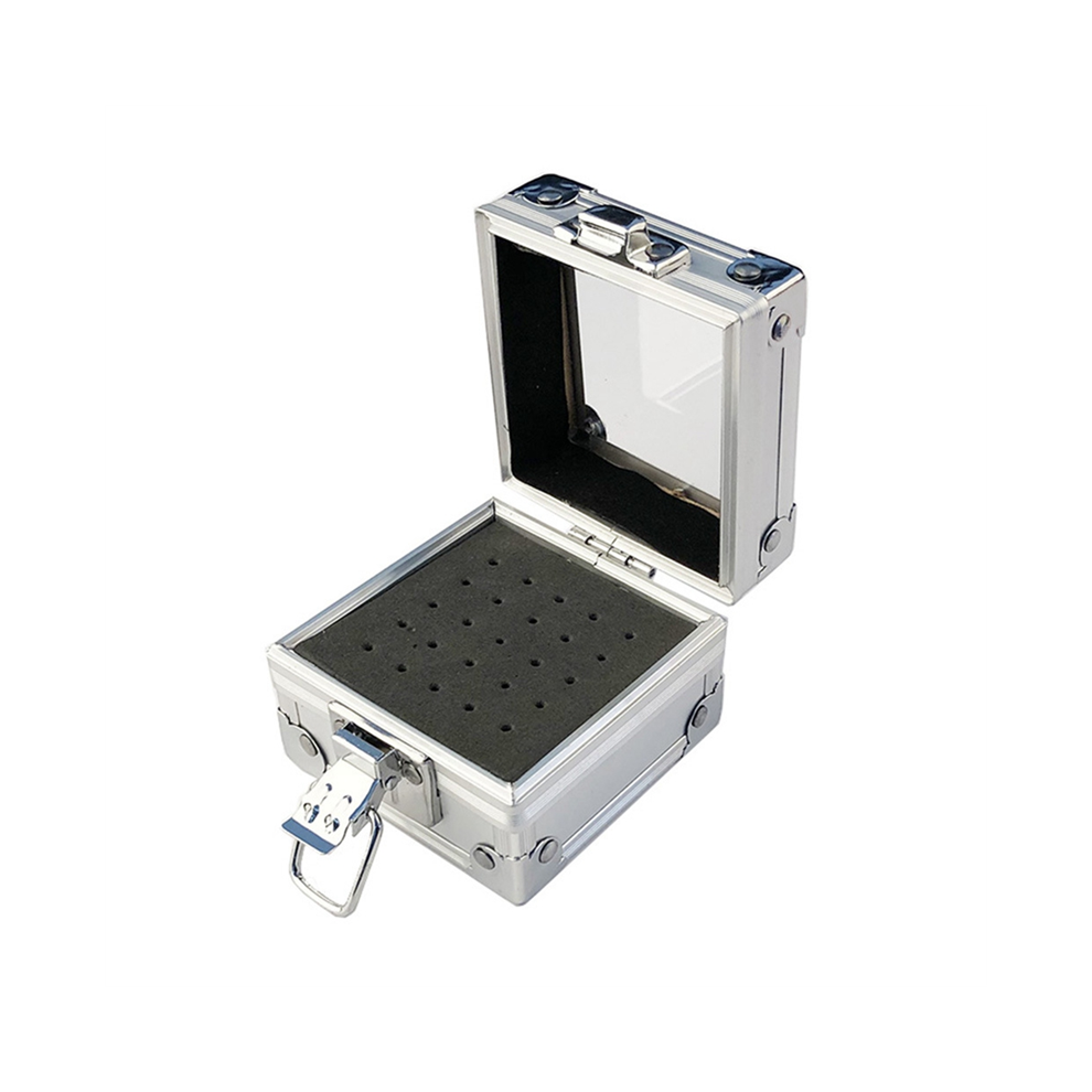Semoic 25 Holes Nail Drill Grinding Bit Holder Box Displa