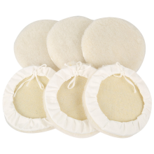 6 Pieces of 7-Inch Wool-Like Plush Polishing Disc