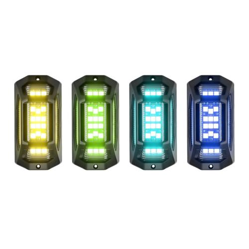4 Pods Rock Lights for Trucks, RGB Underglow LED C 2