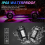 4 Pods Rock Lights for Trucks, RGB Underglow LED C 10