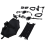 Motorcycle Tank Bag Mounting Base, Universal Saddl 2