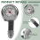 Small Tire Pressure Gauge 10-100PSI, Accurate Mech 8