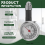 Small Tire Pressure Gauge 10-100PSI, Accurate Mech 10