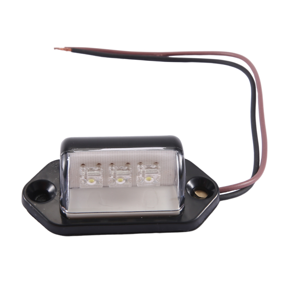 12/24V 3 Led License Plate Tag Boat Rv Truck Light 4851982212327