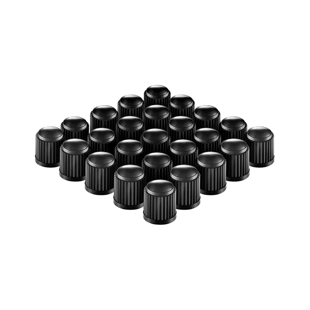 1000 Pcs Bicycle Tire Valve Cap Professional Black 4851982212099