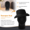 Polystyrene Black Foam Men Model Mannequin Dummy S 6