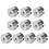 7L6 601 173A 2ZZ 10Pcs Chrome Wheel Lug Bolt Nut C 5