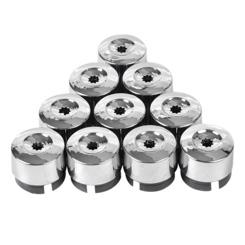 7L6 601 173A 2ZZ 10Pcs Chrome Wheel Lug Bolt Nut C 1