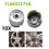 7L6 601 173A 2ZZ 10Pcs Chrome Wheel Lug Bolt Nut C 3