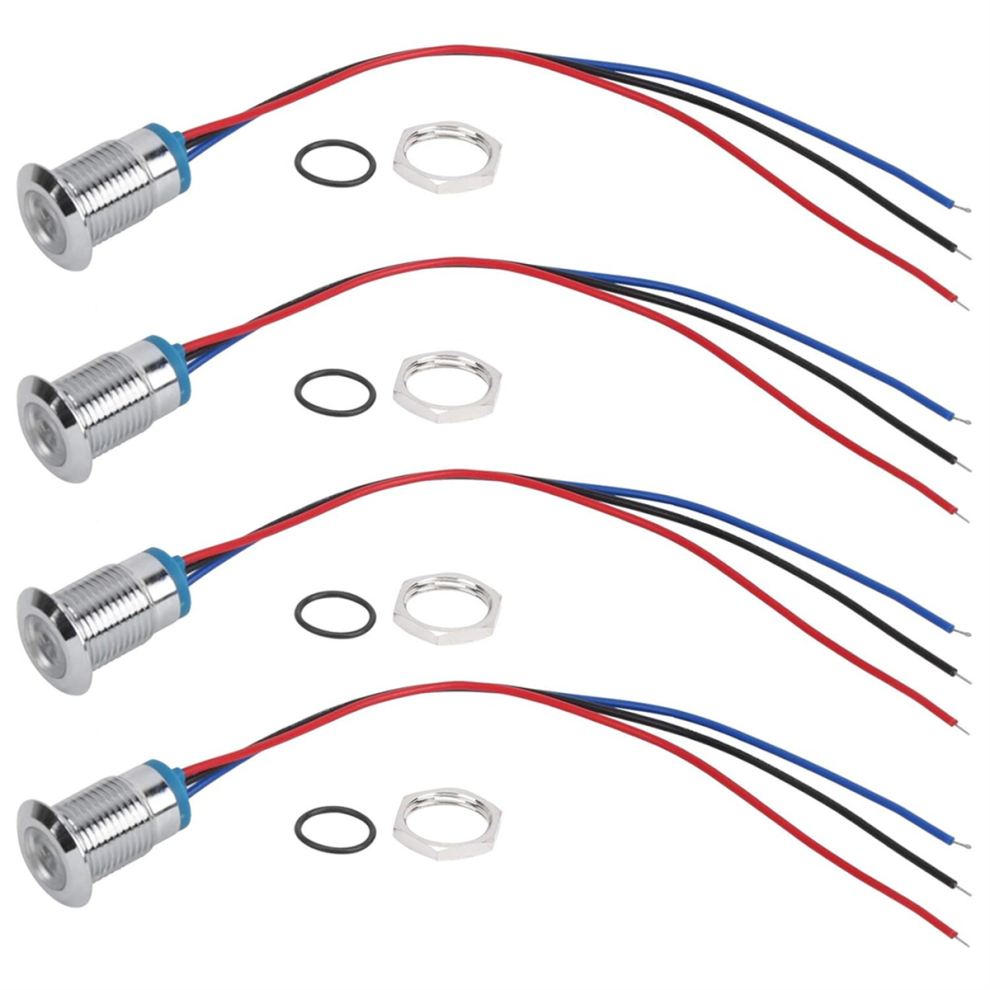 Pre-Wired Led Indicator 12Mm 12Vâ24V Dual Colors C 4852773390712