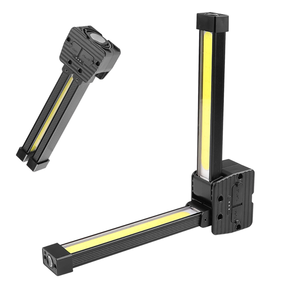 Rechargeable Cob Led Flashlight Usb Portable Work 4852773390774