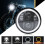 5.75 LED Headlight, 5-3/4 Motorcycle Headlight wit 3