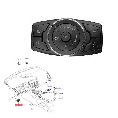 For Focus 2012-2015 BM5T-13A024CPL Dash Front Head 2