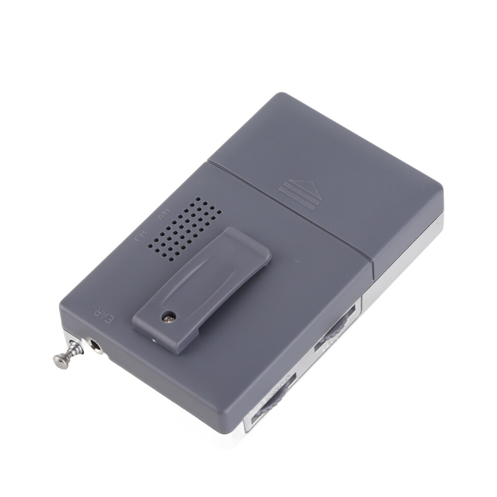 Miniature Am Fm Radio Player - Clear Reception With Easy Operation Silver 8411333518926