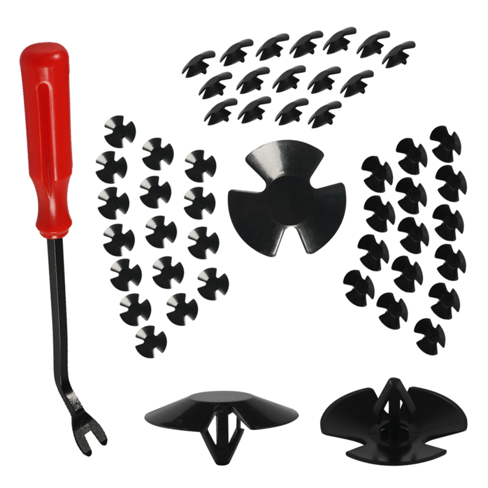 50Pcs Hood Insulation Retainer Clips With Fastener 4852773316217