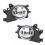 1Pair Front Bumper Fog Lights Replacement Clear La 6