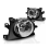 1Pair Front Bumper Fog Lights Replacement Clear La 5