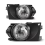 1Pair Front Bumper Fog Lights Replacement Clear La 1