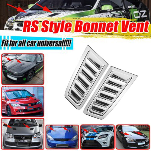 Car Front Engine Hood Bonnet Vents Air Outlet Univ 2