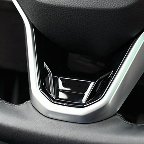 Gloss Black Interior Steering Wheel Trim for Golf 1