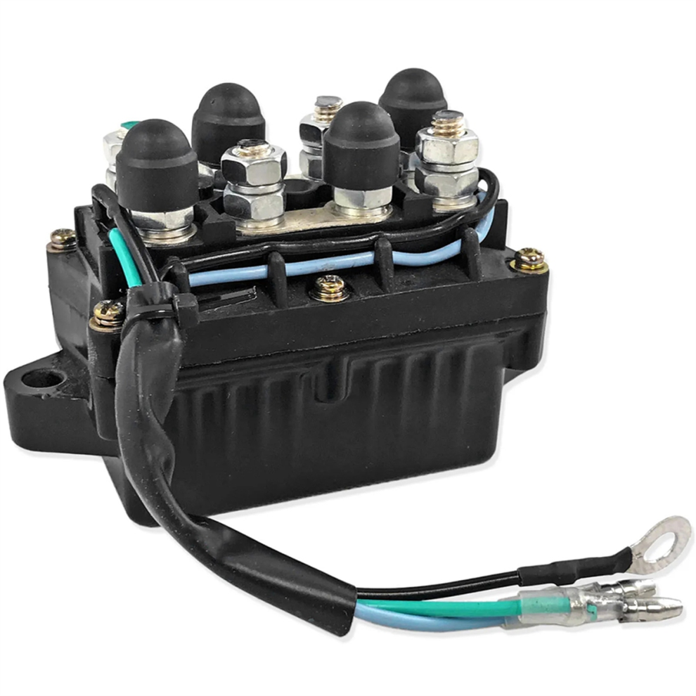 Trim Tilt Relay 6H1-81950-00-00 For Outboard 1992- Black 4852773319492
