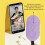 BT-Remote 200mAh viola compatto Bluetooth cliccatore 8