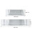 Extendable Waterproof Bathtub Tray Table 80cm, Large Capacity 2
