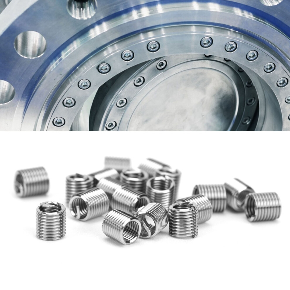 100Pcs M4x0.72 Stainless Steel Thread Inserts Male Female Repair Nut Kit 5061333521421
