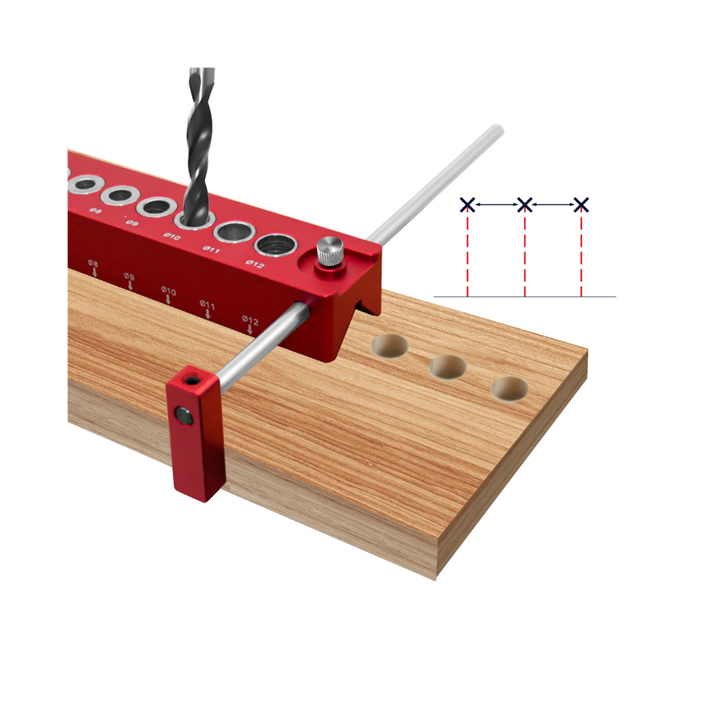 3-12Mm Vertical Pocket Hole Jig Woodworking Dowel 4852773338325