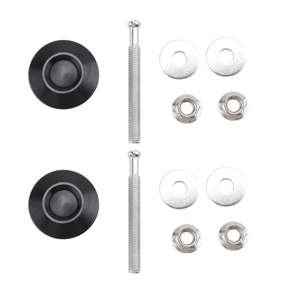 2 Pcs Push Button Quick Release Hood Bonnet Pins L 4852773340182