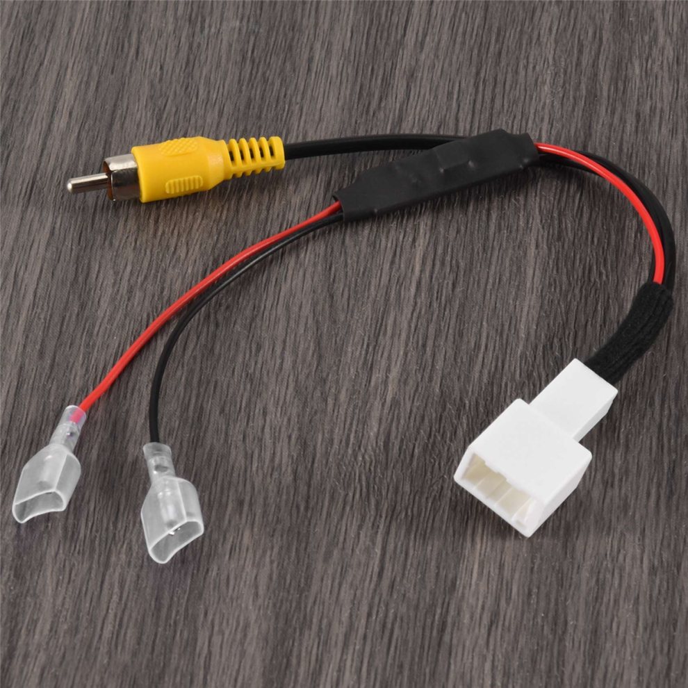 4 Pin Car Reverse Camera Retention Wiring Harness Black 4852773343732
