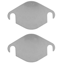 2 Pcs Exhaust Gas Cleaning Recirculation EGR Delet