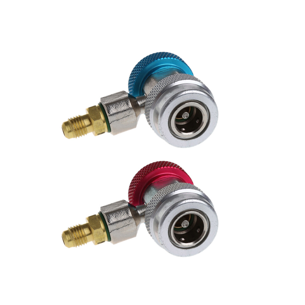 2Pcs Car Auto Freon R134a Quick Coupler Adapters A 4852773353137